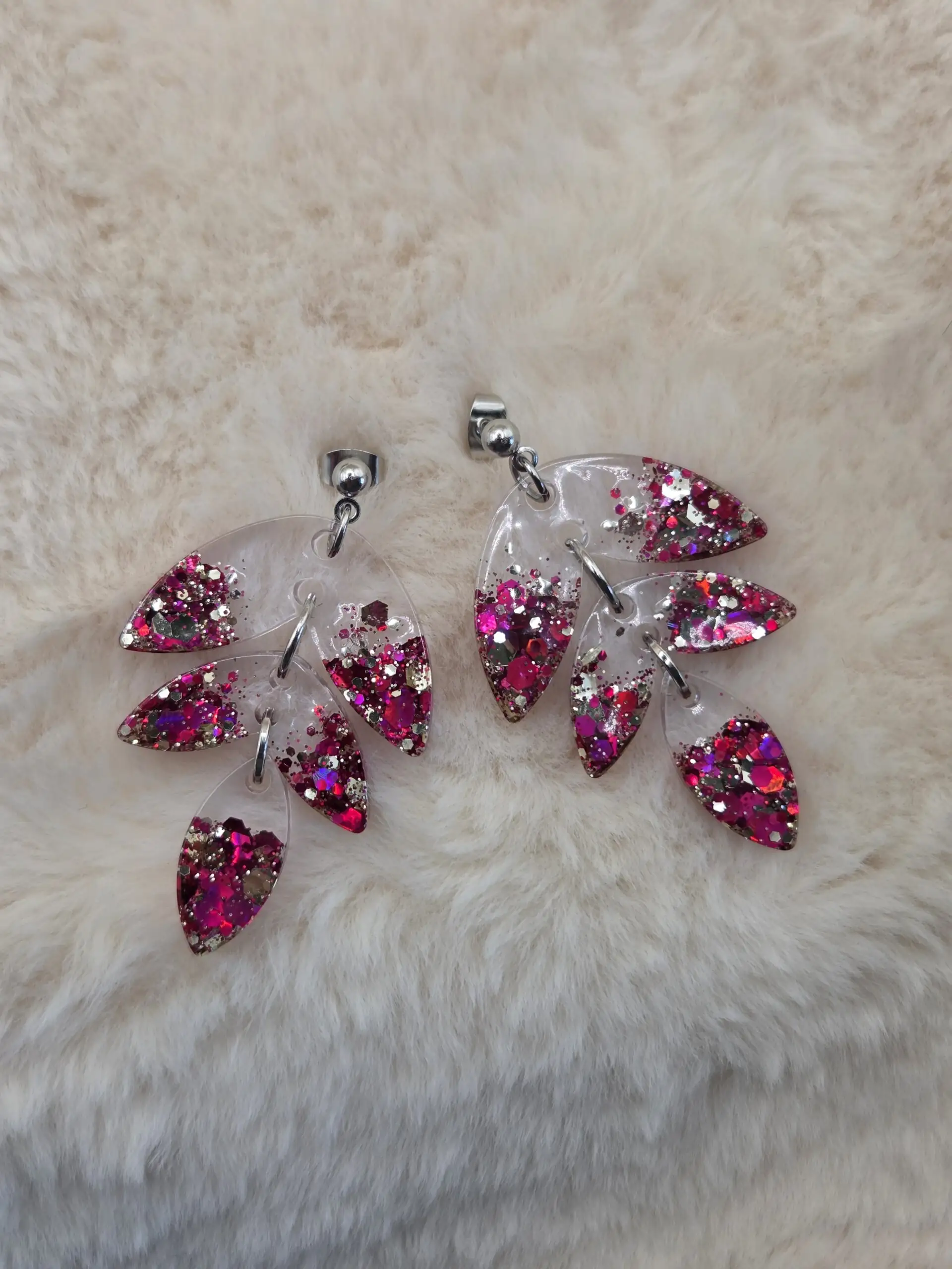 💫 Boucles d’oreilles pendantes articulées – L'élégance en mouvement ! 💫 – Image 3