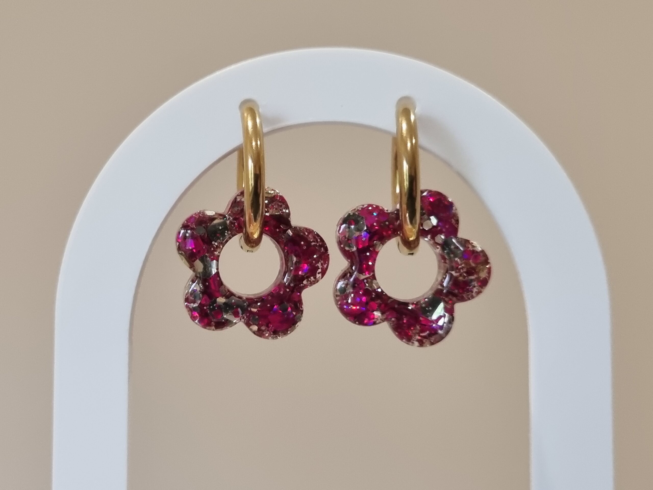 Créoles Interchangeables Fleuries 🌸 – Image 2