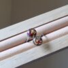 ✨ Bague Deux Cabochons, Réglable en Résine et Acier - "éclats de verre" – Élégance Unique pour Vos Mains ! ✨
