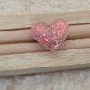 💖 Bague Cœur en Résine – Acier Inoxydable Réglable | Fait Main
