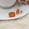 🎃 Puces d’oreilles “Petites Citrouilles” 🍂🧡