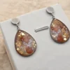 🦊 Boucles d’oreilles pendantes “Renard d’Automne” 🍂✨