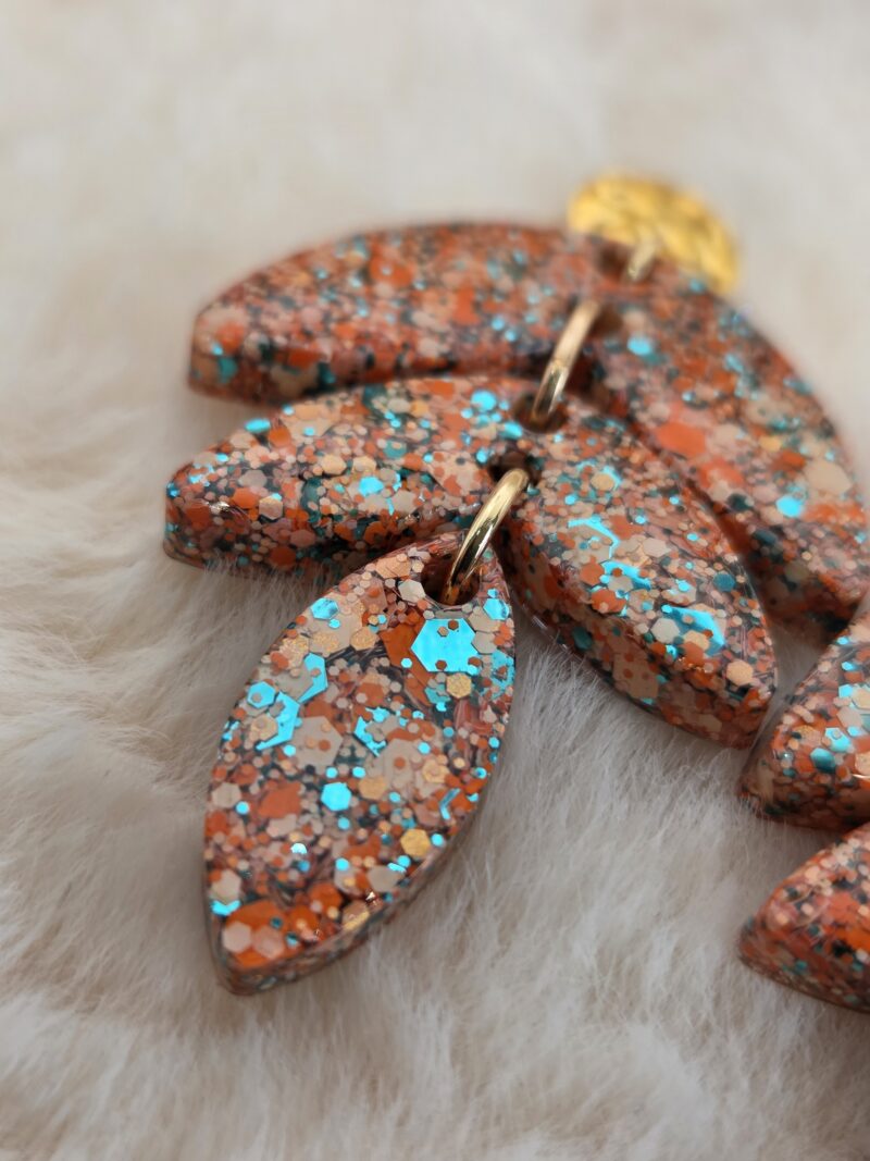 💫 Boucles d’oreilles pendantes articulées – L'élégance en mouvement ! 💫 – Image 2