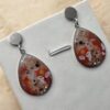 ✨🍂 Charmes d’Automne – Boucles Pendantes Renard & Feuillage
