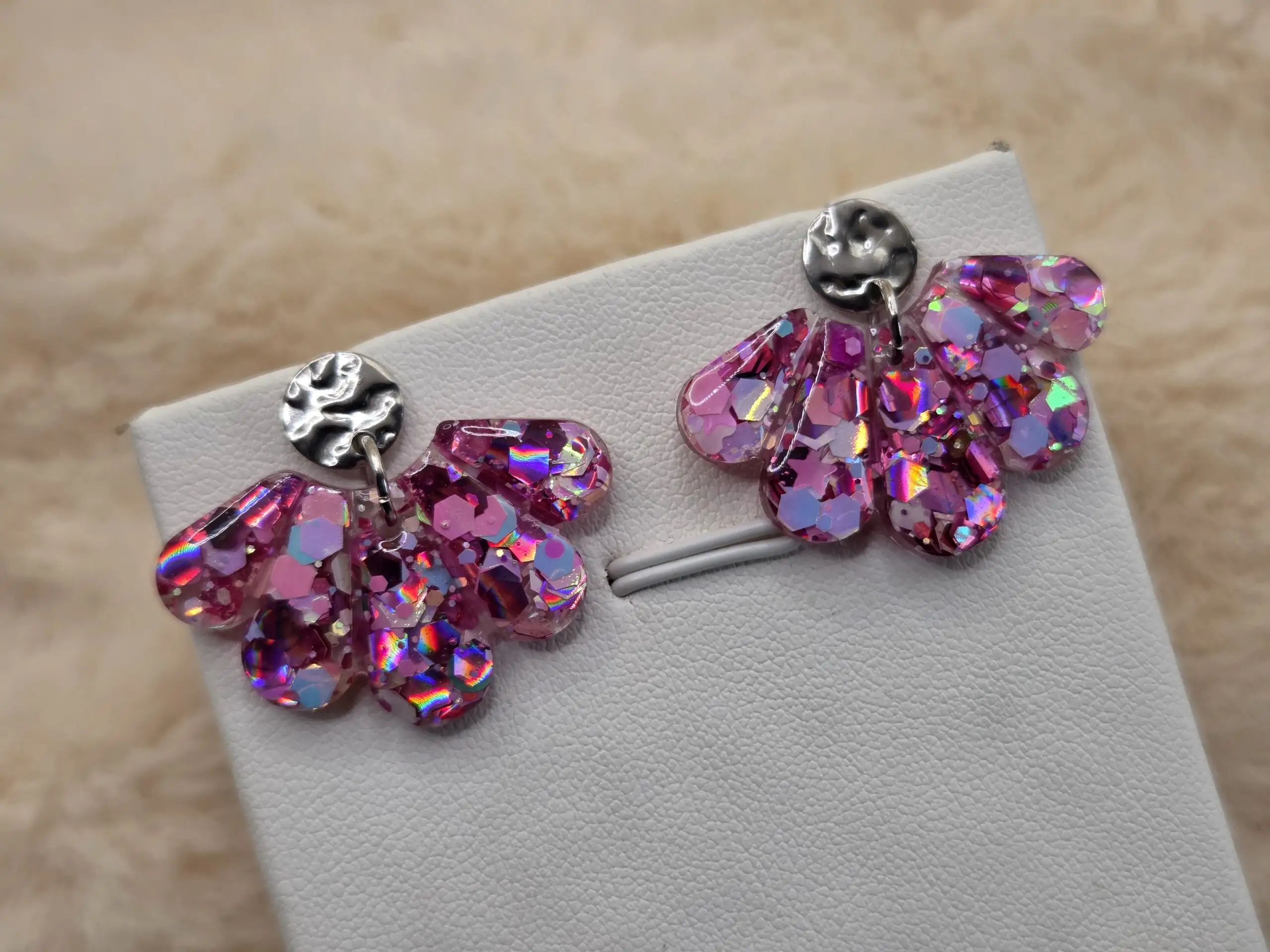 đ Boucles dâOreilles Ăventails Scintillants âš