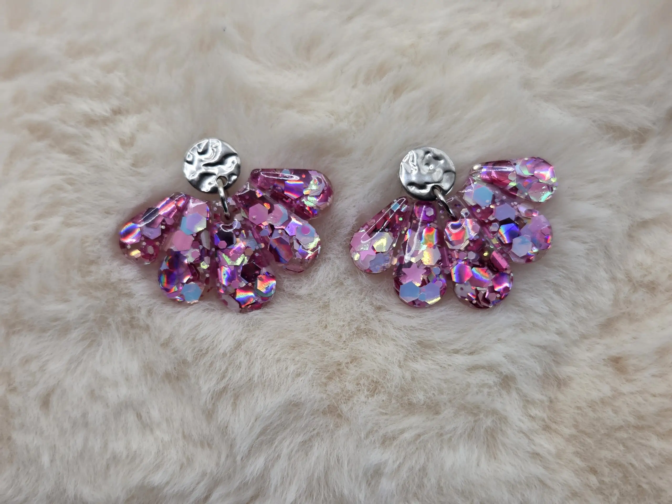 đ Boucles dâOreilles Ăventails Scintillants âš â Image 2
