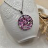💖✨ Rose Étoilée – Pendentif Cabochon Féérique