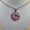 🌸 Pendentif « Branchages Enchantés » – Cabochon Rond 20 mm