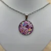 🌸 Pendentif « Branchages Enchantés » – Cabochon Rond 20 mm