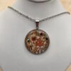 🦊 Pendentif « Renard d’Automne » – Cabochon 25 mm