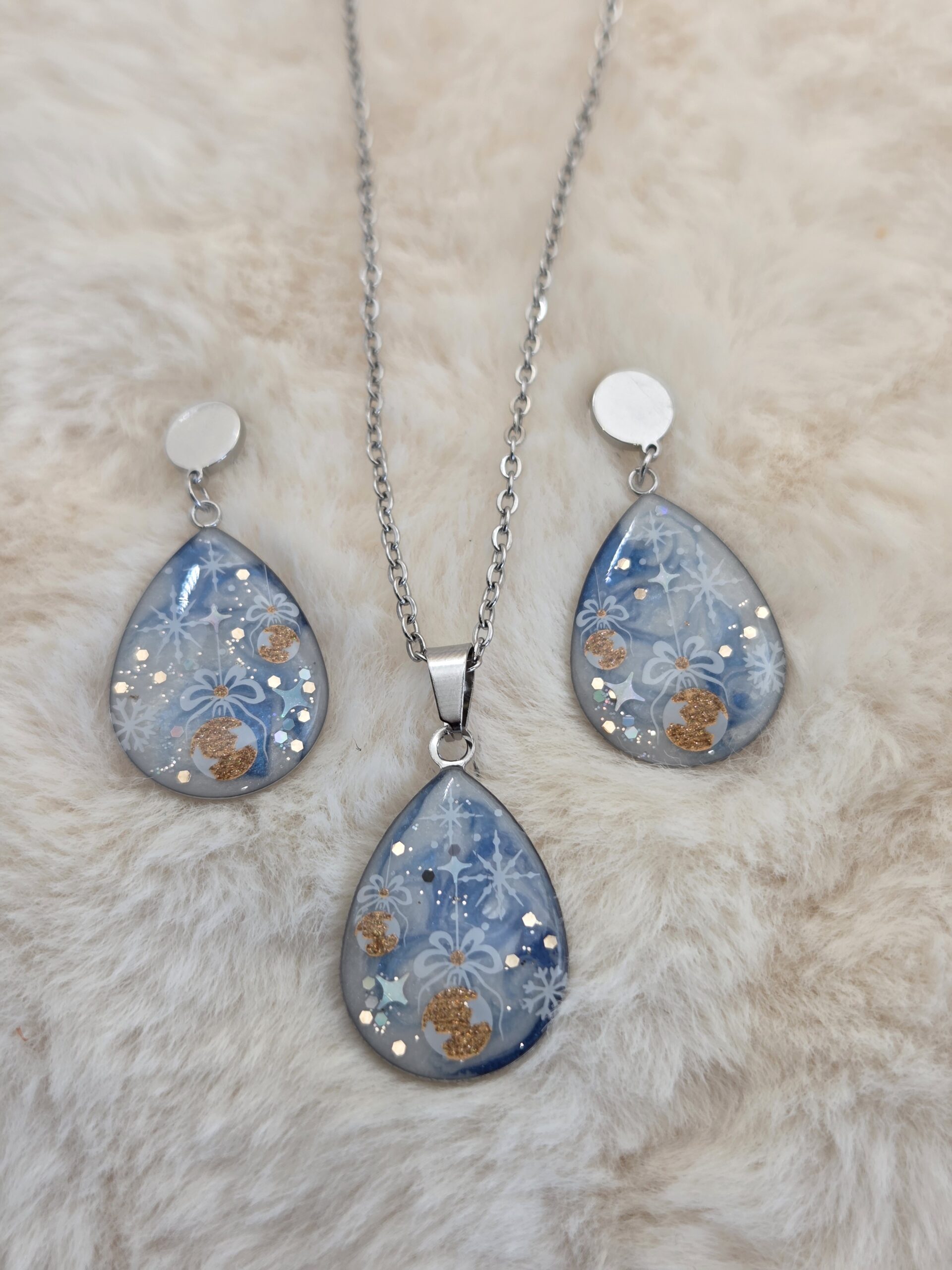 ✨ Boucles d'Oreilles – Boules, Flocons & Paillettes 🎄❄️ – Image 2