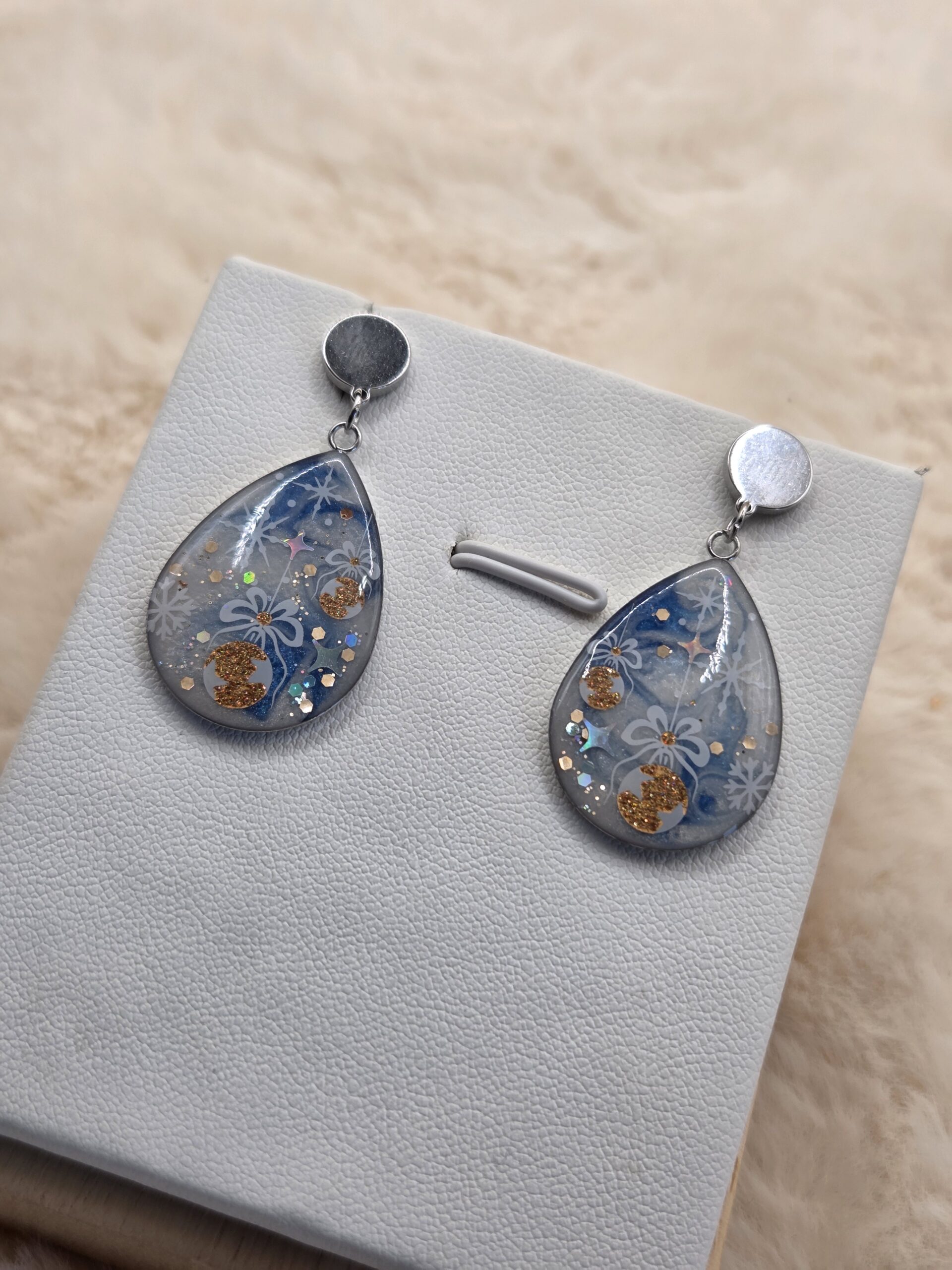 ✨ Boucles d'Oreilles – Boules, Flocons & Paillettes 🎄❄️ – Image 3