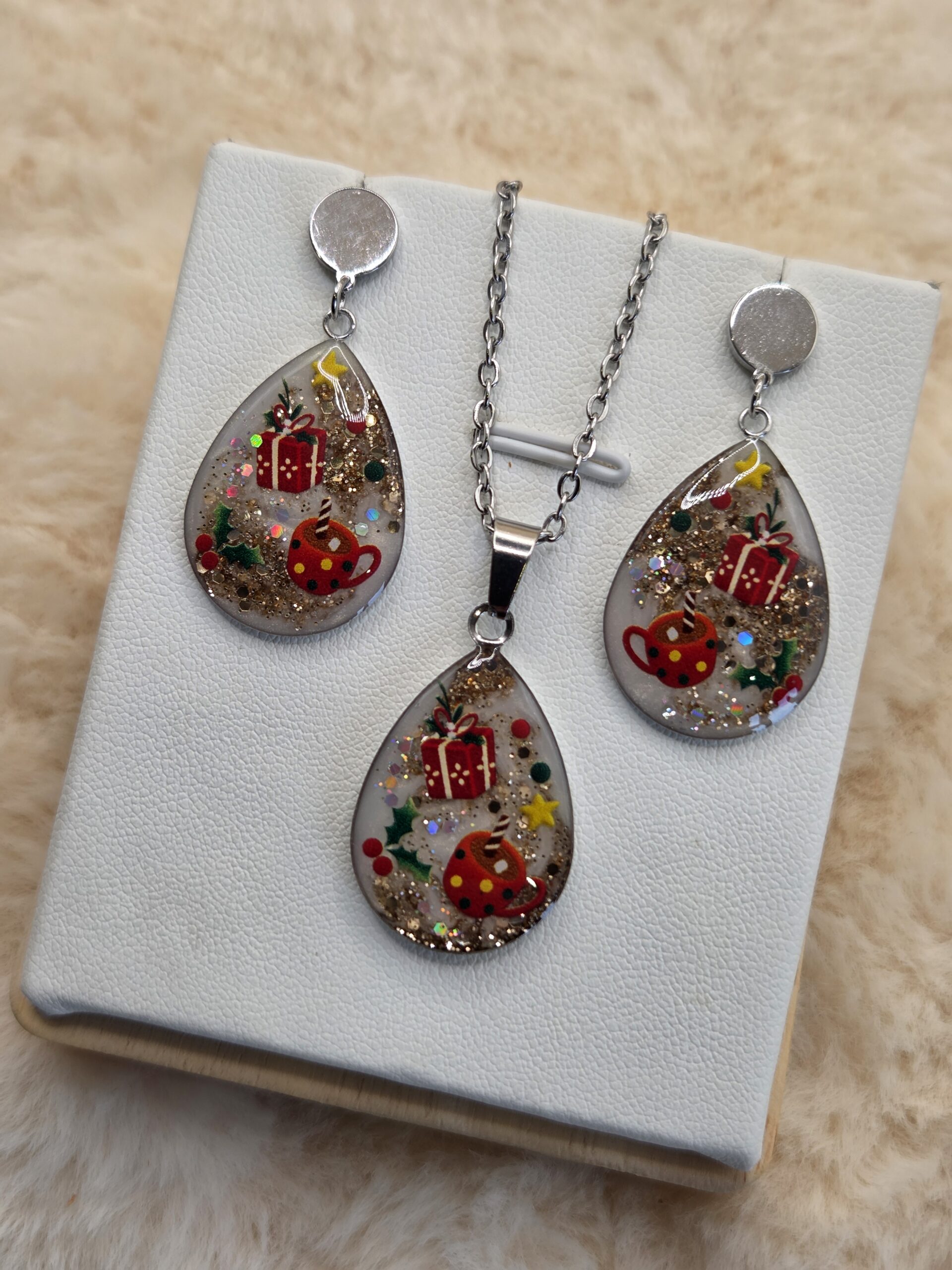 ❄️ Pendentif “Magie de Noël” – Douceur, chaleur & éclat festif ✨ – Image 2