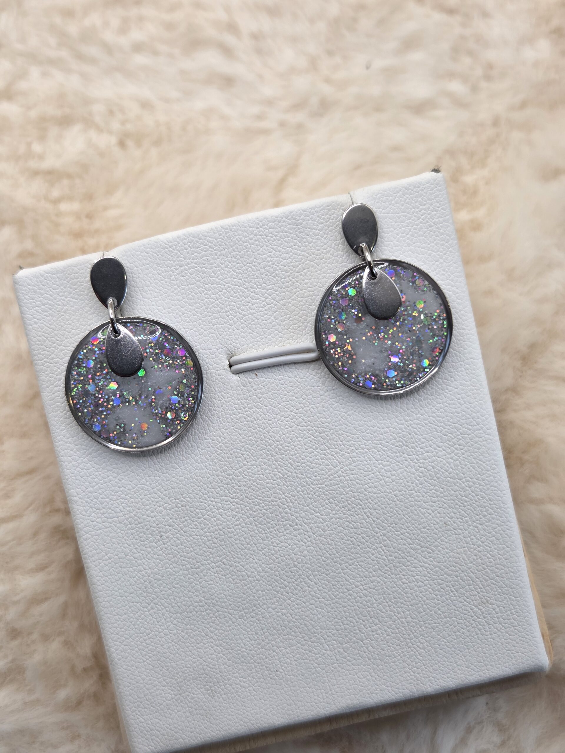 ✨ Boucles d’oreilles “Scintillantes” – Élégance & Brillance 💛 – Image 2
