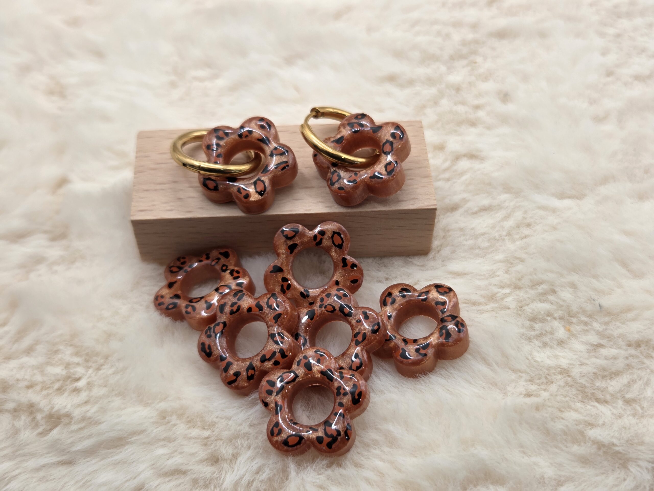 Créoles Interchangeables Fleuries 🌸 – Image 2