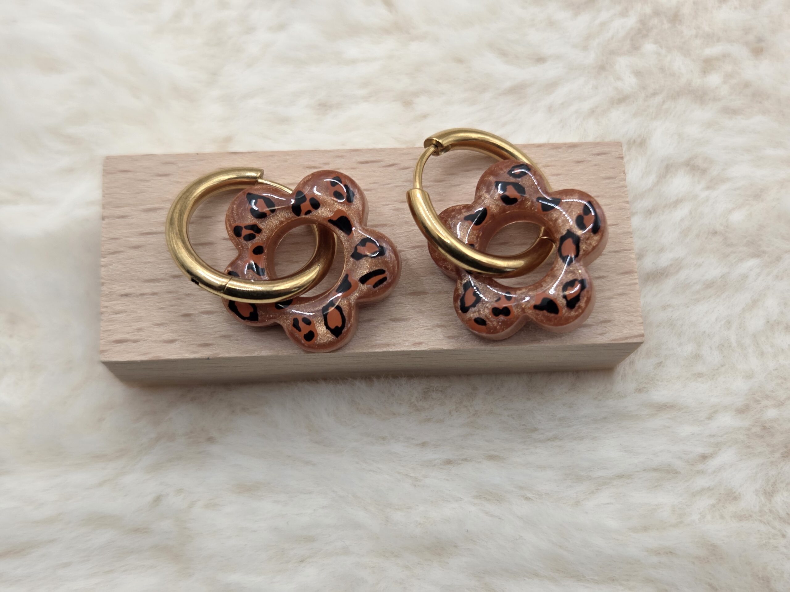 Créoles Interchangeables Fleuries 🌸