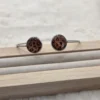 Bracelet réglable en Acier Inoxydable - Double Cabochons 🐆
