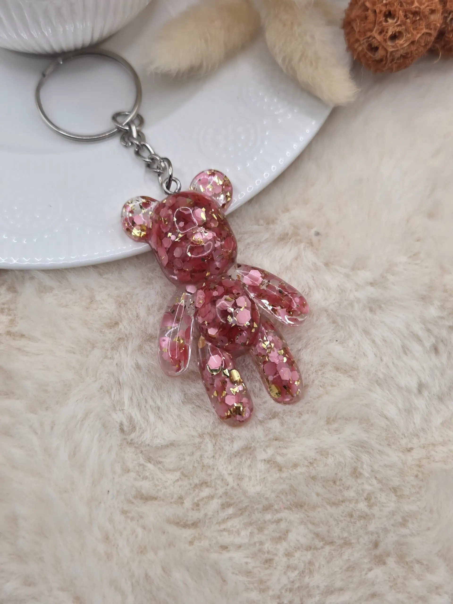 Porte-clé Ourson – L'accessoire tout en douceur 🐻✨