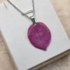 🌺 Pendentif Pétale de Bougainvillier Résiné -petit modèle – Élégance Florale & Naturelle