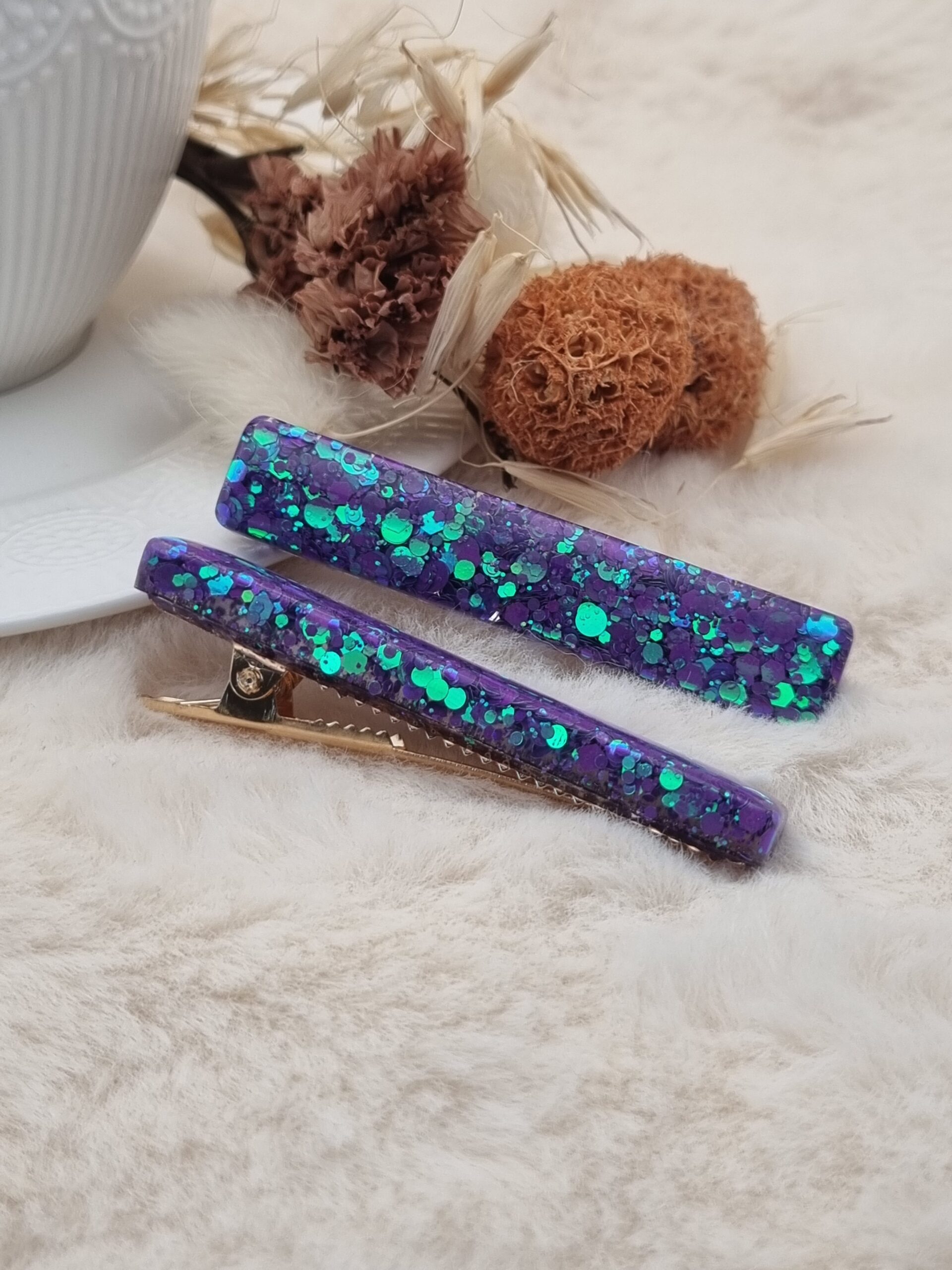 Barrettes rectangle 6,3x1,2